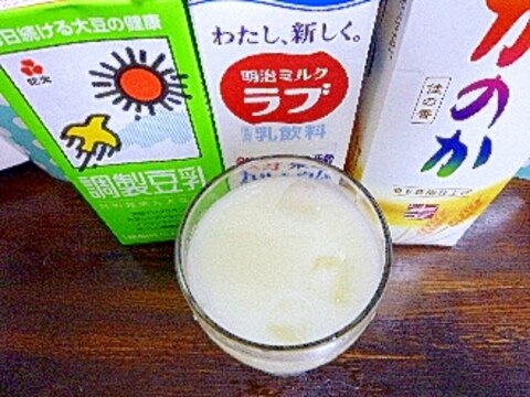 アイス♡豆乳ミルク酒